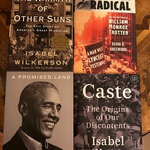 Bundle of Five (5)  Books on the African American Experience || Obama, Wilkerson